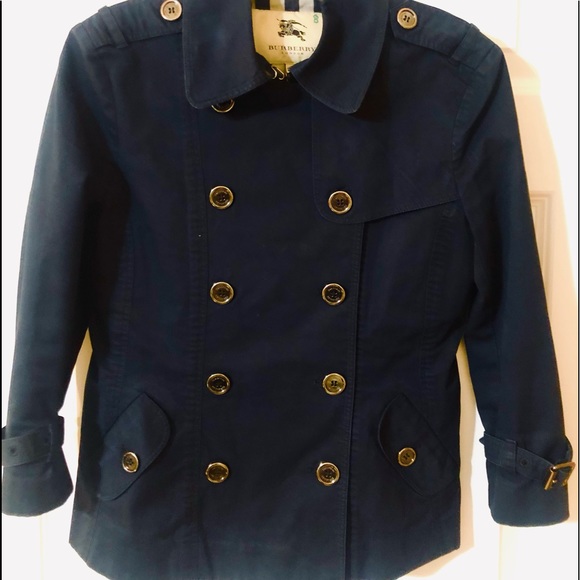 ❤️CLEARANCE🌺FIRM Burberry Mayfair short trench juniors 4